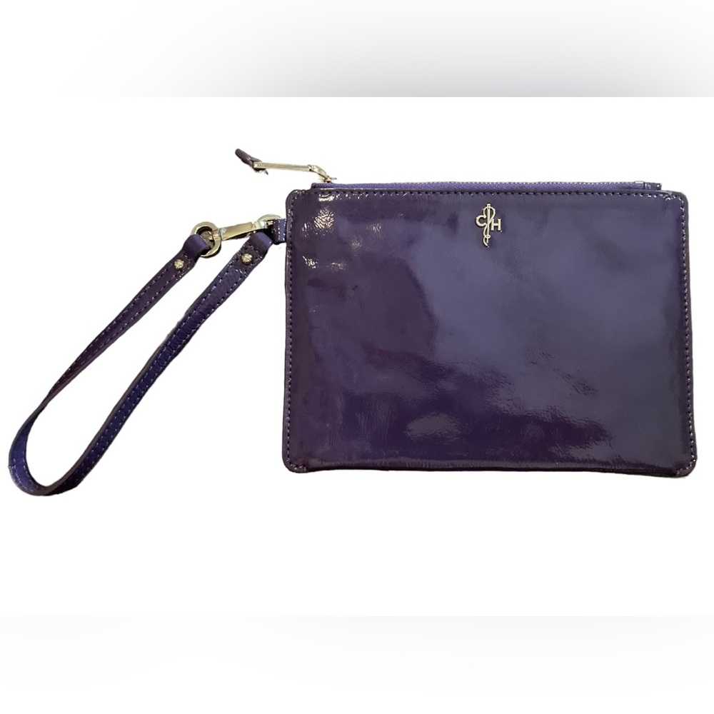 Cole Haan purple wristlet